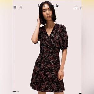 Kate Spade New York Meadow Wrap Mini Dress-Sz 8